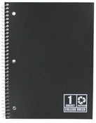 Norcom 77871-24 10.5 X 8 1 Subject College Ruled Notebook Assorted Colors