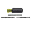 Klein Tools 1 pc Nut 15-in-1 Multi-Bit Ratchet Screwdriver 8.71 in.