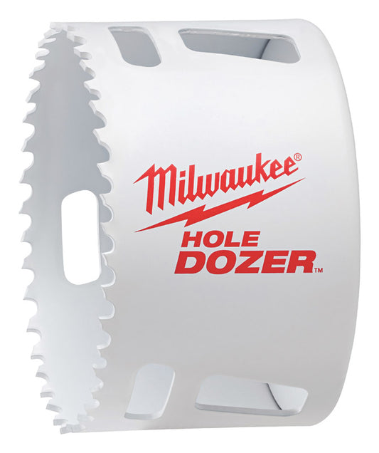 Milwaukee  Hole Dozer  3 in. Dia. x 1-7/8 in. L Bi-Metal  Hole Saw  1/4 in. 1 pc.