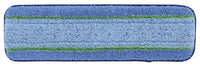 Bona AX0003495 18.31" X 5.12" Blue & Green PowerPlus® Microfiber Deep Clean Pad For Multi-Surface Floors