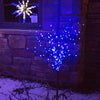 Celebrations  Platinum  LED  Blue  32 in. Yard Decor  Light Burst (Pack of 6)