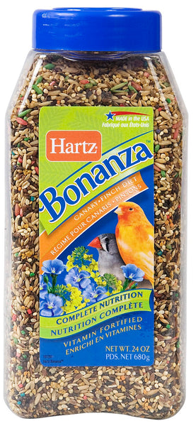 Hartz 96986 Bonanza - Alimento gourmet para canarios y pinzones (24 oz)