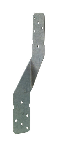 Simpson Strong-Tie  1.44 in. H x 8 in. W 18 Ga. Steel  Hurricane Tie