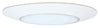 Halo Matte White 6 in. W Incandescent Shower Lens/Trim