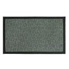 Bacova  Gray  Olefin  Nonslip Door Mat  30 in. L x 18 in. W
