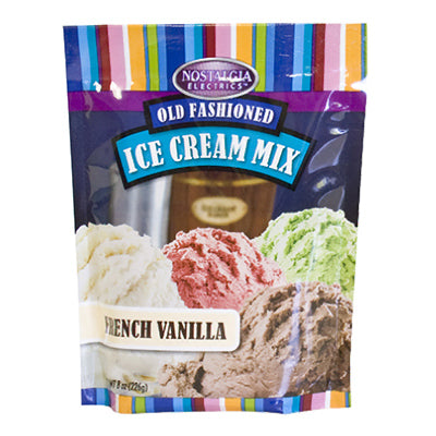 Vanilla Ice Cream Packet, for Nostalgia Electric Ice Cream Makers, 8-oz. (Pack of 8)