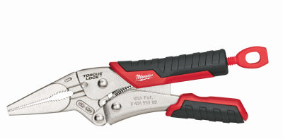 Milwaukee  Torque Lock  6 in. Forged Alloy Steel  Long Nose Pliers