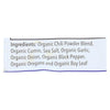 Riega Foods Organic Chili Seasoning  - Case of 8 - 0.9 oz.