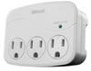 Woods 3 outlets Wall Tap White
