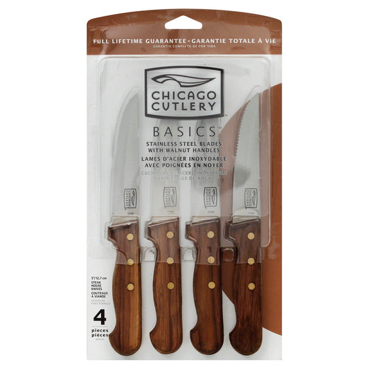 Chicago Cutlery 5 in. L Stainless Steel Steak Knife 4 pc