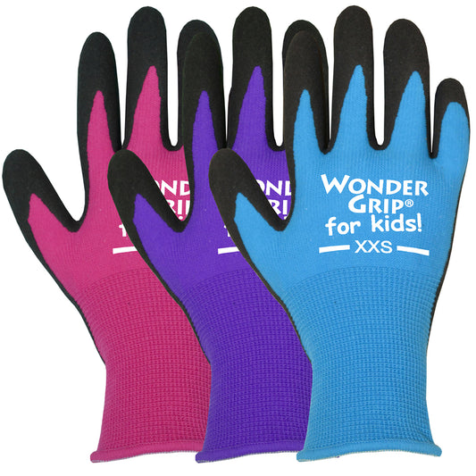 Wonder Grip KWG515ACXXS Extra Extra Small Nitrile Wonder Grip Kids Gloves Assorted Colors (Pack of 72)
