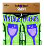 Hallmark Vintage Friends Crew Socks Cotton 1 pk (Pack of 2)