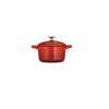 10.5 oz Enameled Cast-Iron Series 1000 Covered Mini Cocotte - Gradated Red