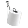 iDesign Metalo Silver Steel Over the Tank Toilet Paper Holder