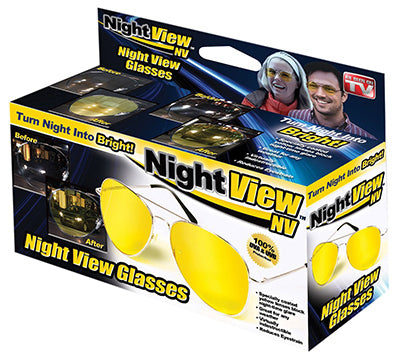 As Seen on TV Night View Glasses As Seen On TV Sun Glasses Metal and Plastic 1 each (Pack of 6)