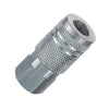 Amflo Steel 3/8 in. I/M Style Coupler 1/4 in.   Female  1 (Pack of 10)
