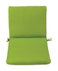 Casual Cushion  Gray/Lime  Polyester  Seating Cushion  1.5 in. H x 19 in. W x 36 in. L