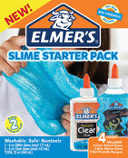 Elmer's 2022897 Blue Glitter & Clear Glue Slime Starter Pack