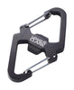Lewis N. Clark Stainless Steel Black Carabiner Key Chain (Pack of 35)