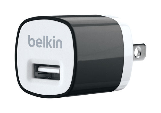 Belkin MIXIT UP Plastic Black 5W 1A USB Wall Charger for iPhone 6/6 Plus/5/5s
