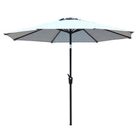 Belmont Market Umbrella, Navy Olefin Fabric, 9-Ft.