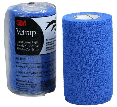 Vetrap Horse Bandaging Tape, Blue, 4-In. x 5-Yds.