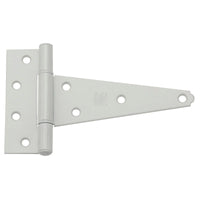 National Hardware 6 in. L White Steel Heavy Duty T Hinge 2 pk