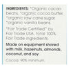 Alter Eco Americas Organic Chocolate Bar - Dark Super Blackout - Case of 12 - 2.65 oz