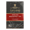 Taylors Of Harrogate English Breakfast Tea Bags - Case of 6 - 50 BAG