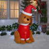 Gemmy  Airblown  LED  White  Fabric Cocker Spaniel Dog  Inflatable