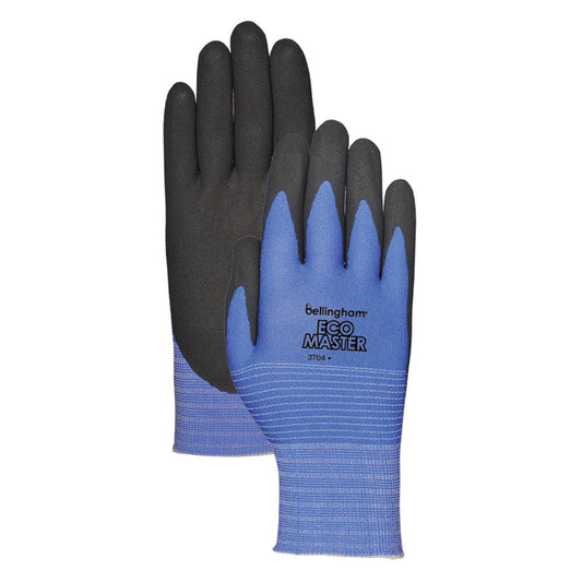 Bellingham Eco Master Palm-dipped Gloves Black/Blue S 1 pair
