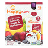 Happy Baby Food - Organic - Simple Combos - Bananas Beets and Blueberries - 6 Plus Months - Stage 2 - 3.5 oz - Case of 16