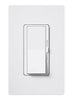 Lutron Diva White 600 W Slide Dimmer Switch 1 pk