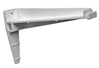 Genova  5 in. H x 5 in. W x 4.9 in. L White  Vinyl  K  Gutter Bracket