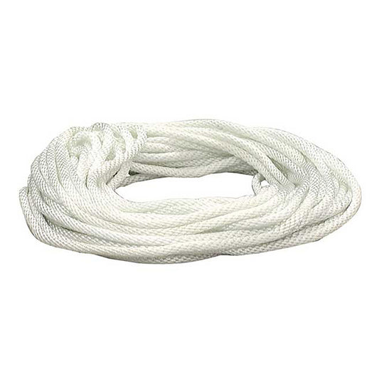 SecureLine 1/4 in. D X 50 ft. L White Solid Braided Nylon Rope