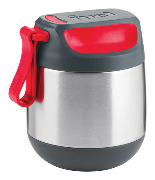 Trudeau 12 oz Black/Silver Vacuum Insulated Food Jar 1 pk