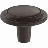 Top Ring Cabinet Knobs, Cocoa Bronze, 1-1/4-In. Round, 10-Pk.