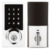 Kwikset SmartKey Polished Chrome Metal Electronic Deadbolt