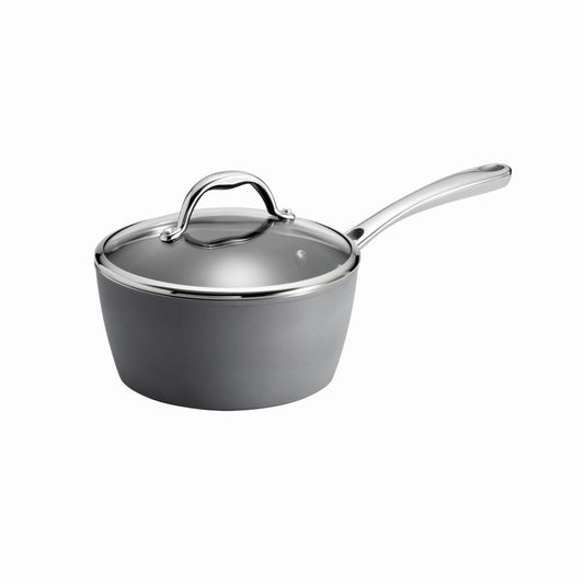 3 Qt Induction Aluminum Covered Sauce Pan - Slate Gray