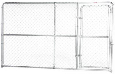 10 x 6-Ft. Dog Kennel Extension Gate Panel, Gold Series