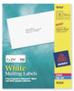 Avery 18160 White Mailing Labels 10 Sheets (Pack of 5)