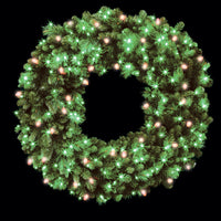 Celebrations  48 in. Dia. Incandescent  Prelit Decorated Christmas Wreath