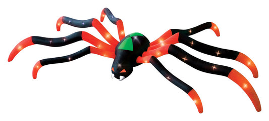 Occasions  Giant Spider  Lighted Halloween Decoration  32 in. H x 62 in. W 1 each