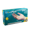 Gloveworks Vinyl Disposable Gloves Medium Clear Powdered 100 pk