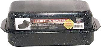 Granite Ware 0535-4 3 Piece Everything Roaster With Rack                                                                                              