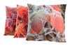 Decoris  Frosted Leaf Pillow  Christmas Decoration  Multicolored  Polyester  1 pk
