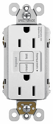 Radiant Self-Testing GFCI Outlets, White, 15-Amp, 3-Pk.
