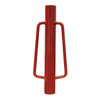YardGard 2.71 in. H X 23.20 in. L Steel Hardware Fencing Red