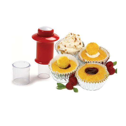 Norpro Red Plastic Cupcake Corer set