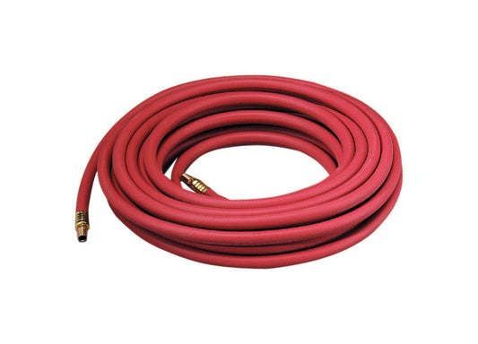 Thermoid  25 ft. L x 3/8 in. Dia. Air Hose  EPDM Rubber  250 psi Red
